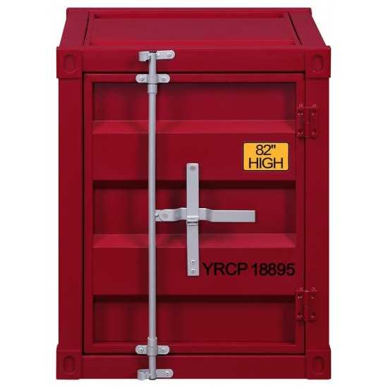 ACME Cargo End Table, Red