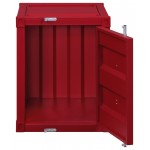 ACME Cargo End Table, Red