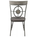 ACME Landis Side Chair (Set-2), Fabric & Gunmetal