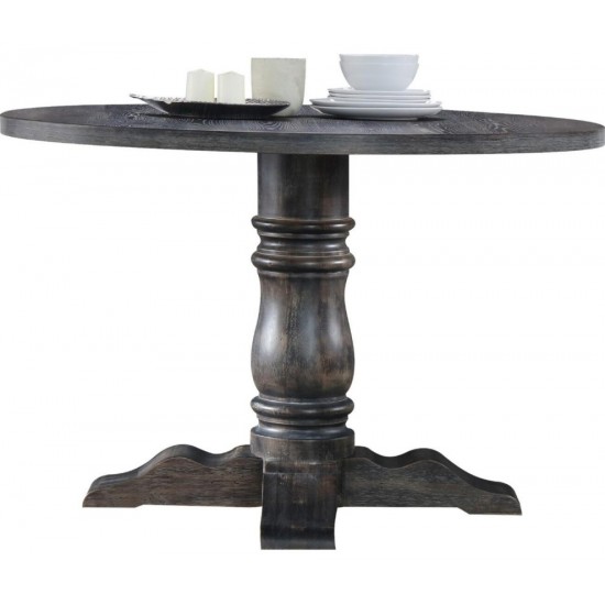 ACME Leventis Dining Table, Weathered Oak