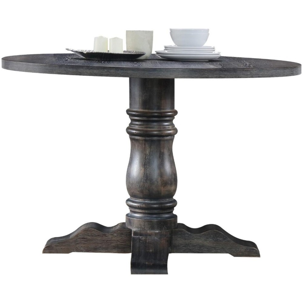 ACME Leventis Dining Table, Weathered Oak