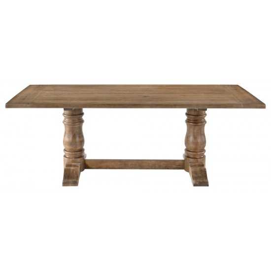 ACME Leventis Dining Table, Weathered Oak