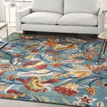 Nourison Allur ALR09 Area Rug, Turquoise/Multicolor, 7'10" x 9'10"