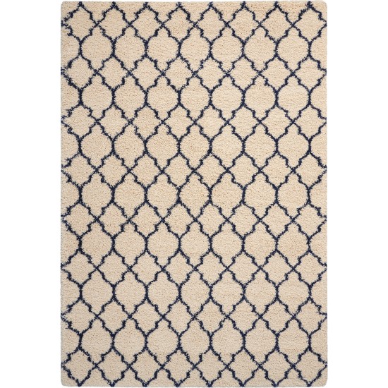 Nourison Amore AMOR2 Area Rug, Ivory/Blue, 6'7" x 9'6"