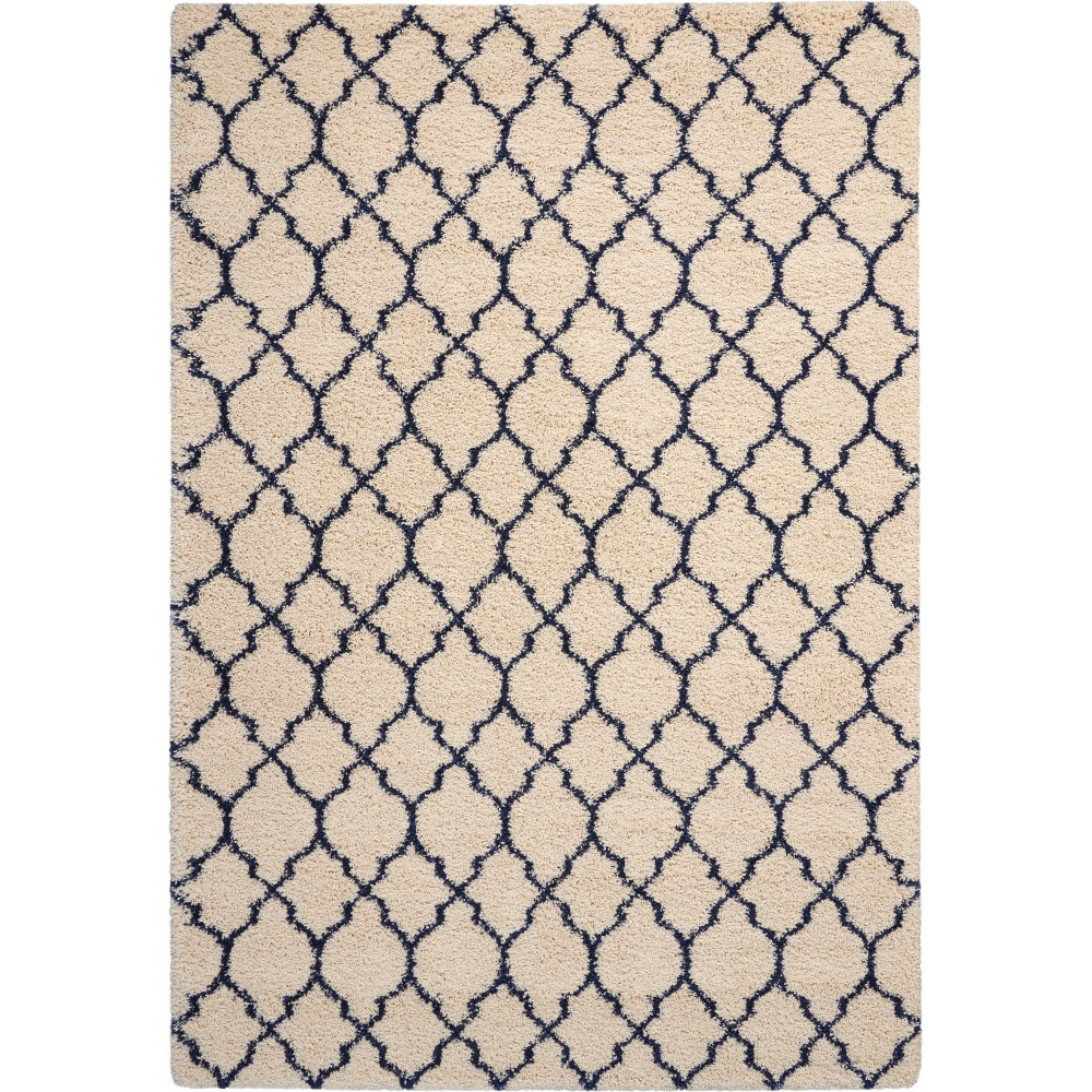 Nourison Amore AMOR2 Area Rug, Ivory/Blue, 6'7" x 9'6"