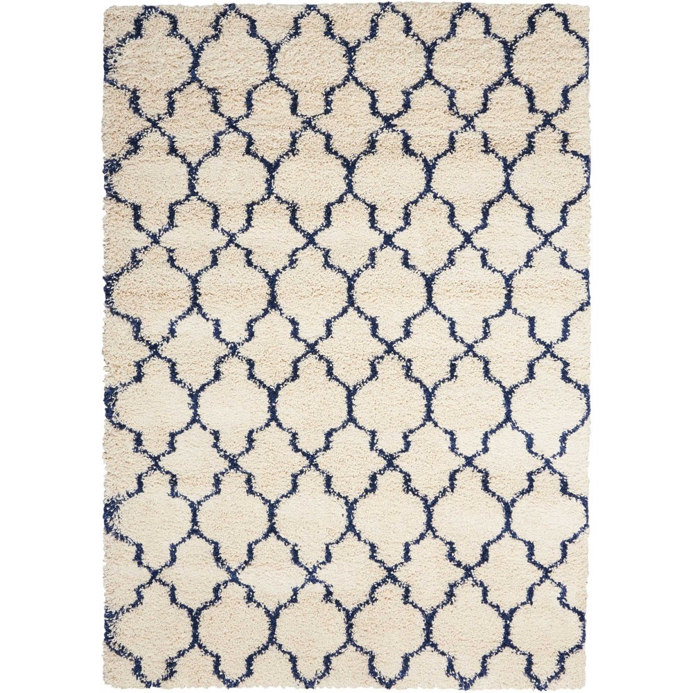 Nourison Amore AMOR2 Area Rug, Ivory/Blue, 6'7" x Square