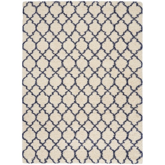 Nourison Amore AMOR2 Area Rug, Ivory/Blue, 7'10" x 10'10"