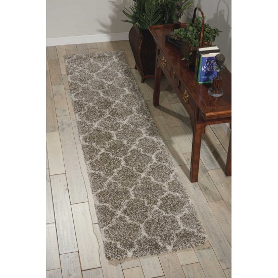 Nourison Amore AMOR2 Runner Rug, Stone, 2'2" x 10'