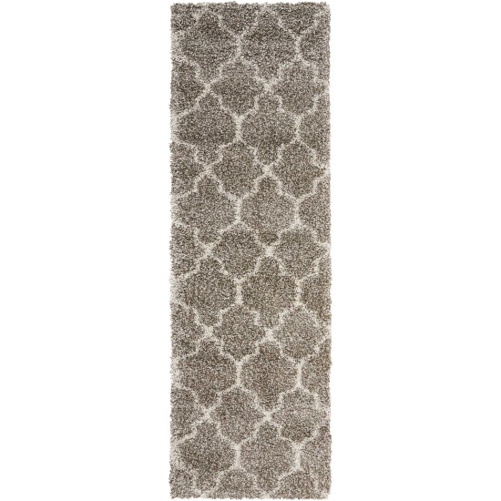 Nourison Amore AMOR2 Runner Rug, Stone, 2'2" x 7'6"