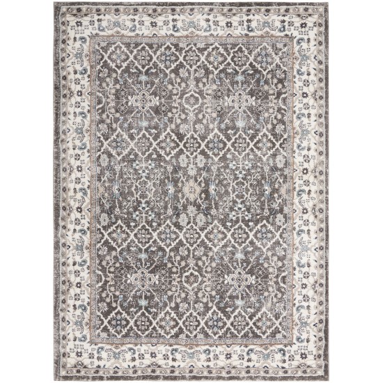 Kathy Ireland American Manor AMR01 Area Rug, Grey/Ivory, 3'11" x 5'11"