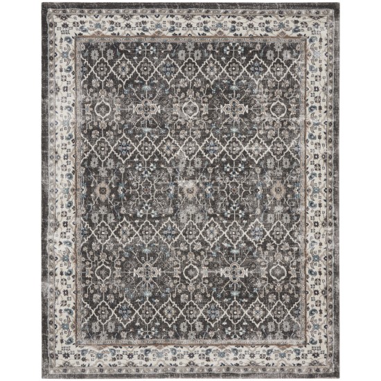 Kathy Ireland American Manor AMR01 Area Rug, Grey/Ivory, 7'10" x 9'10"