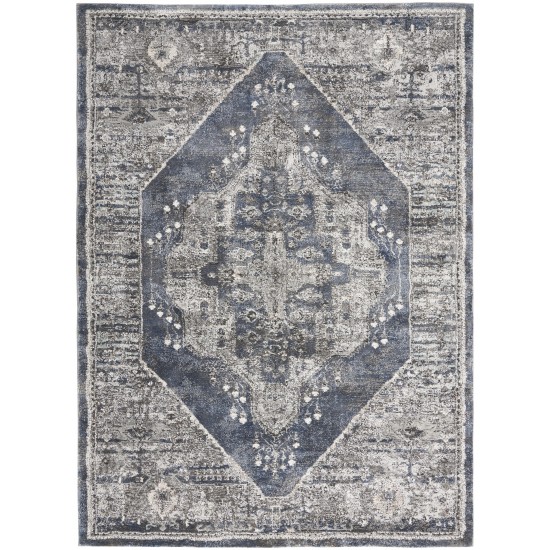 Kathy Ireland American Manor AMR02 Area Rug, Blue, 3'11" x 5'11"