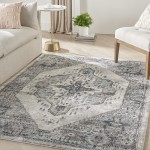 Kathy Ireland American Manor AMR02 Area Rug, Grey, 3'11" x 5'11"