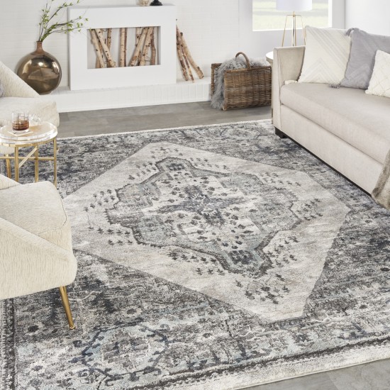 Kathy Ireland American Manor AMR02 Area Rug, Grey, 7'10" x 9'10"