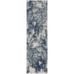 Kathy Ireland American Manor AMR03 Runner Rug, Blue/Ivory, 2'2" x 7'6"