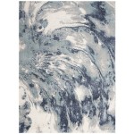 Kathy Ireland American Manor AMR03 Area Rug, Blue/Ivory, 3'11" x 5'11"