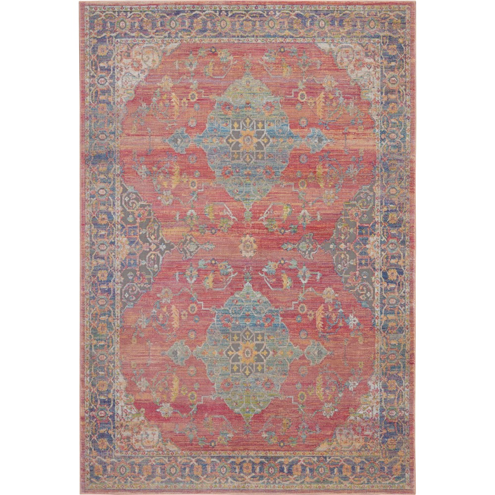 Nourison Ankara Global ANR01 Area Rug, Multicolor, 5'3" x 7'6"