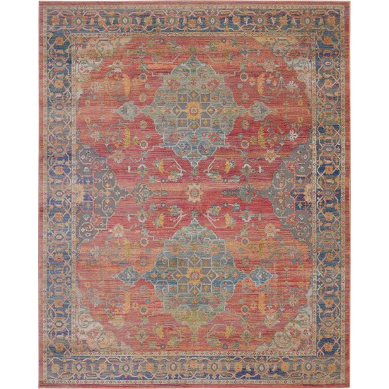 Nourison Ankara Global ANR01 Area Rug, Multicolor, 7'10" x 9'10"