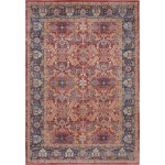 Nourison Ankara Global ANR02 Area Rug, Red, 5'3" x 7'6"