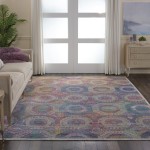 Nourison Ankara Global ANR05 Area Rug, Multicolor, 7'10" x 9'10"