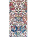 Nourison Ankara Global ANR06 Area Rug, Ivory/Blue, 2' x 4'