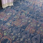 Nourison Ankara Global ANR08 Area Rug, Navy/Multicolor, 5'3" x 7'6"