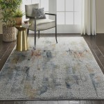 Nourison Ankara Global ANR09 Area Rug, Ivory/Multicolor, 5'3" x 7'6"