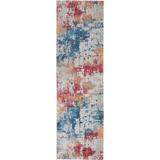 Nourison Ankara Global ANR10 Runner Rug, Multicolor, 2' x 6'