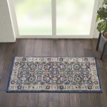 Nourison Ankara Global ANR13 Area Rug, Navy/Multicolor, 2' x 4'