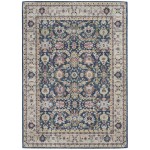 Nourison Ankara Global ANR13 Area Rug, Navy/Multicolor, 4' x 6'