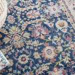 Nourison Ankara Global ANR13 Area Rug, Navy/Multicolor, 5'3" x 7'6"