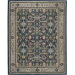 Nourison Ankara Global ANR13 Area Rug, Navy/Multicolor, 7'10" x 9'10"