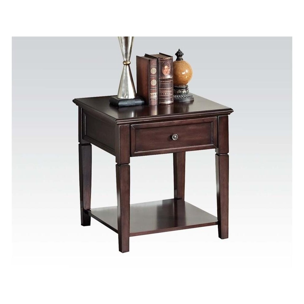 ACME Malachi End Table, Walnut