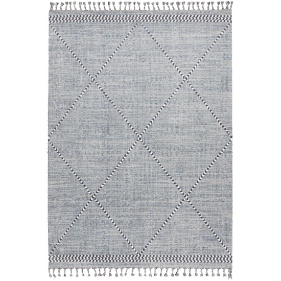 Nourison Asilah ASI01 Area Rug, Light Blue, 4' x 6'2"