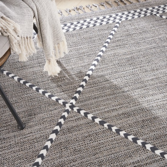 Nourison Asilah ASI01 Area Rug, Mocha, 7'10" x 10'6"