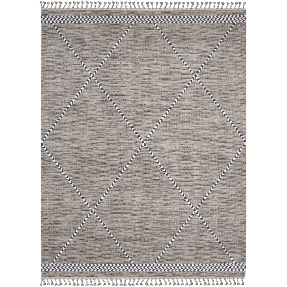 Nourison Asilah ASI01 Area Rug, Mocha, 9' x 12'2"