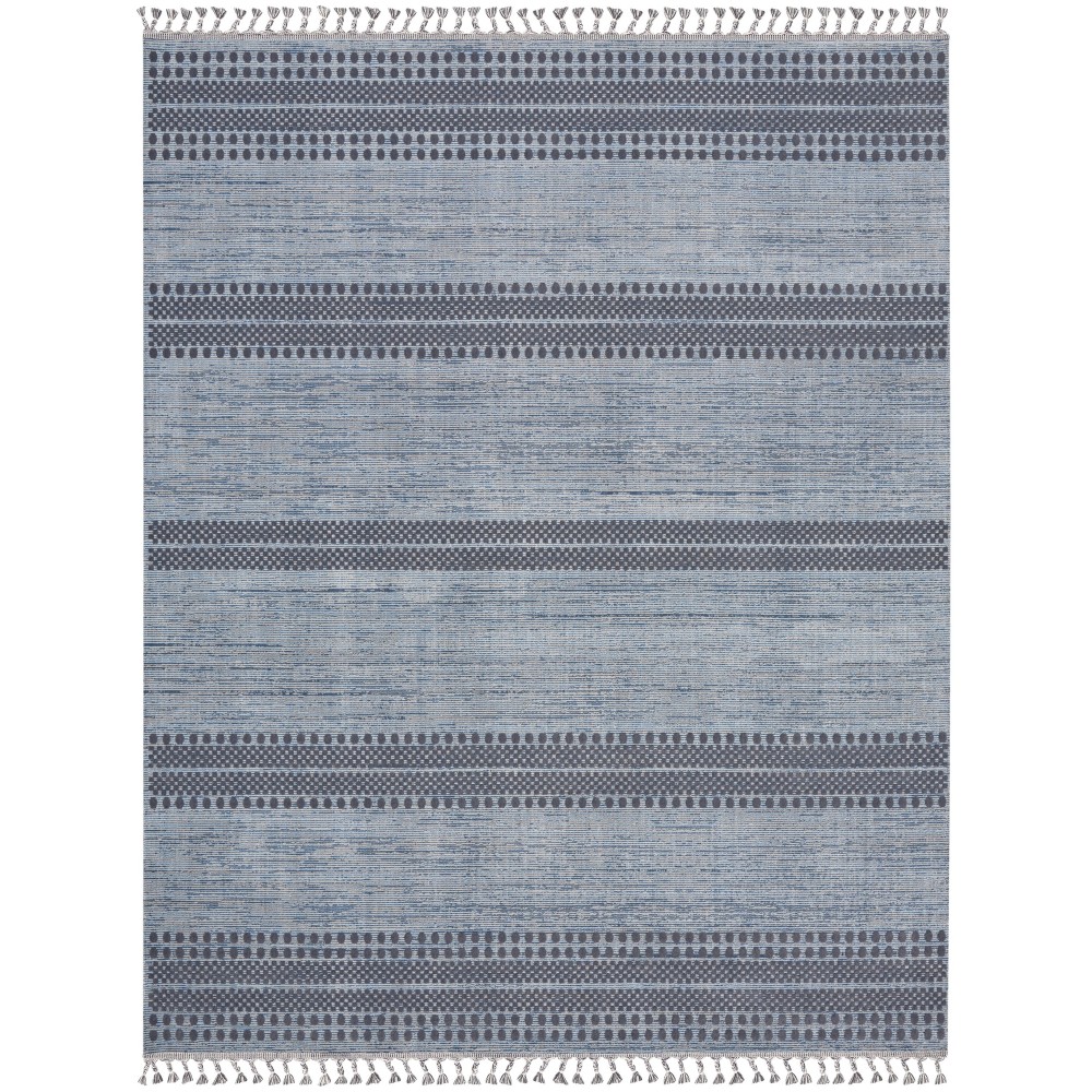 Nourison Asilah ASI02 Area Rug, Light/Blue/Charcoal, 9' x 12'2"