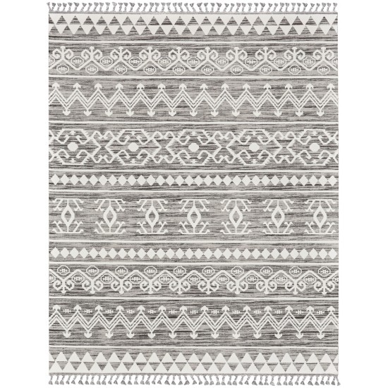 Nourison Asilah ASI03 Area Rug, Grey/Ivory, 7'10" x 10'6"