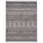 Nourison Asilah ASI03 Area Rug, Mocha/Charcoal, 7'10" x 10'6"