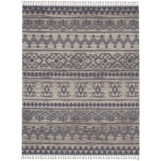 Nourison Asilah ASI03 Area Rug, Mocha/Charcoal, 9' x 12'2"