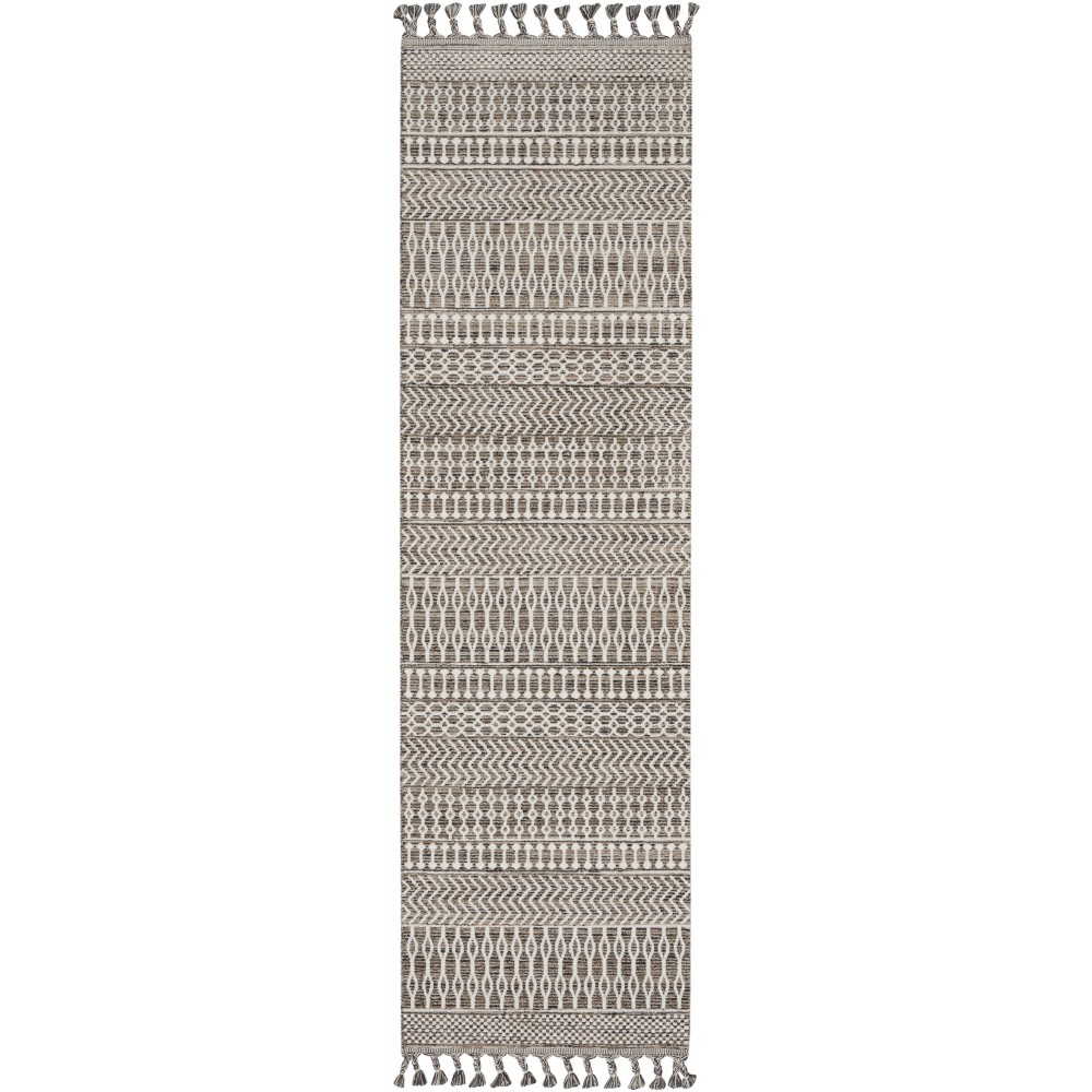 Nourison Asilah ASI04 Runner Rug, Mocha/Ivory, 2'2" x 8'2" Nourison Asilah ASI04 Runner Rug, Mocha/Ivory, 2'2" x 8'2"