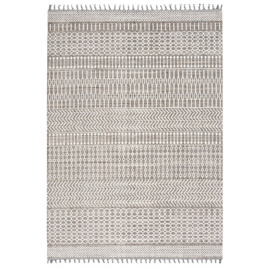 Nourison Asilah ASI04 Area Rug, Mocha/Ivory, 4' x 6'2"