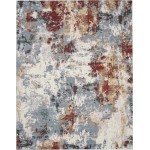 Nourison Artworks ATW01 Area Rug, Slate/Multicolor, 9'6" x 12'6"