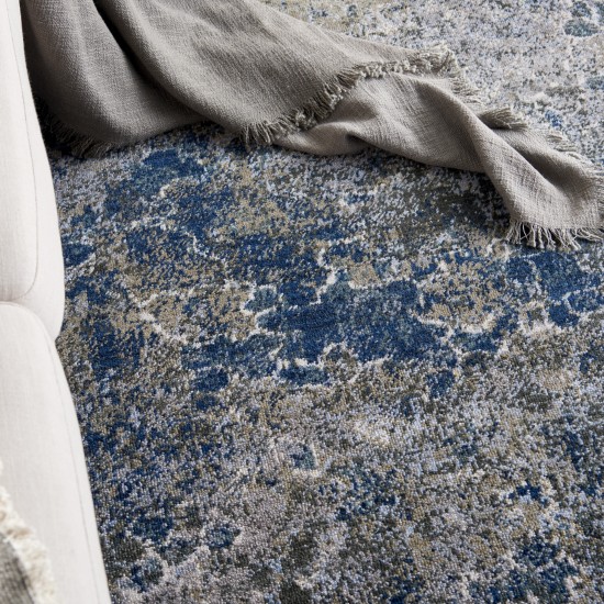 Nourison Artworks ATW02 Area Rug, Blue/Grey, 7'9" x 9'9"