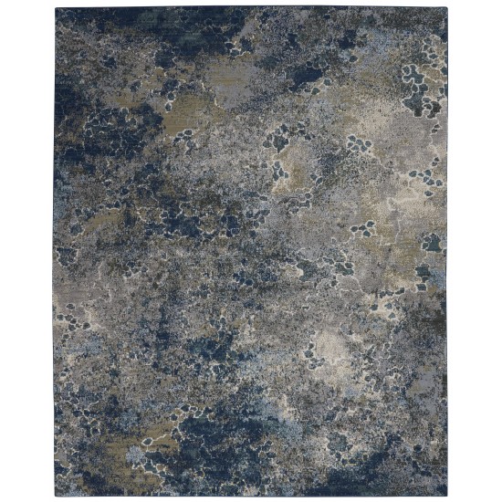 Nourison Artworks ATW02 Area Rug, Blue/Grey, 8'6" x 11'6"