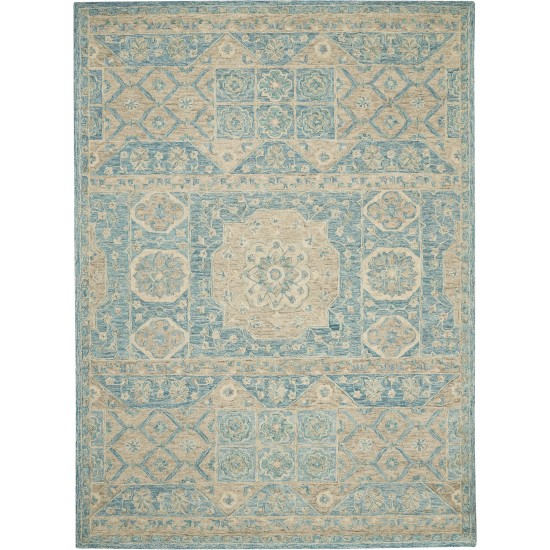 Nourison Azura AZM02 Area Rug, Ocean, 8' x 11'