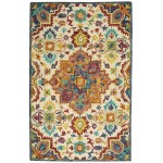 Nourison Bahari BAH01 Area Rug, Multicolor, 5' x 7'