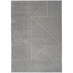 Calvin Klein Ck023 Balance BLN01 Area Rug, Grey/Ivory, 5'3" x 7'3"