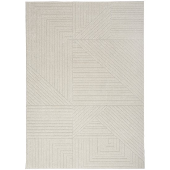 Calvin Klein Ck023 Balance BLN01 Area Rug, Ivory/Grey, 3'11" x 5'11"