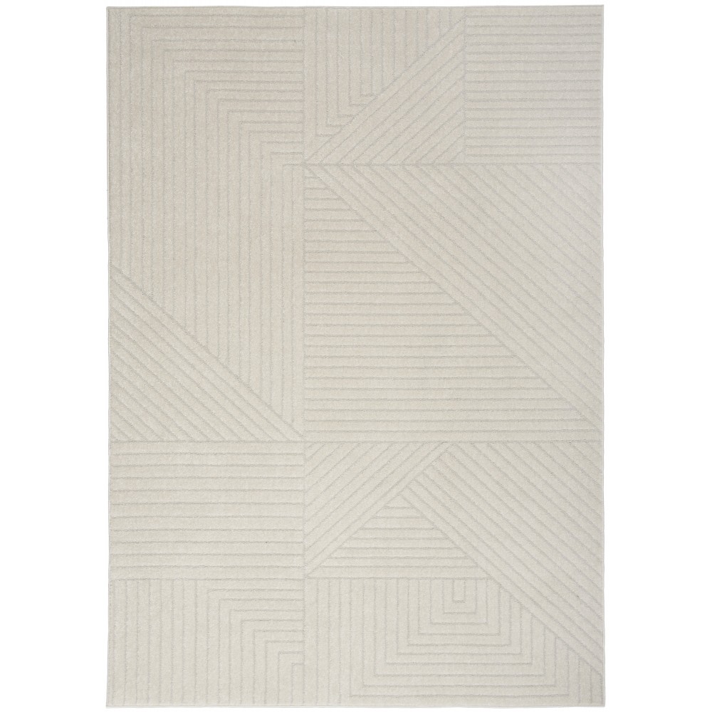 Calvin Klein Ck023 Balance BLN01 Area Rug, Ivory/Grey, 3'11" x 5'11"